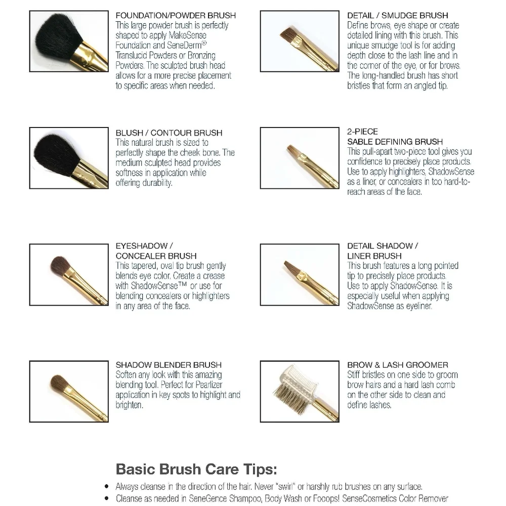 LAST SET! SenseCosmetics Brushes Set